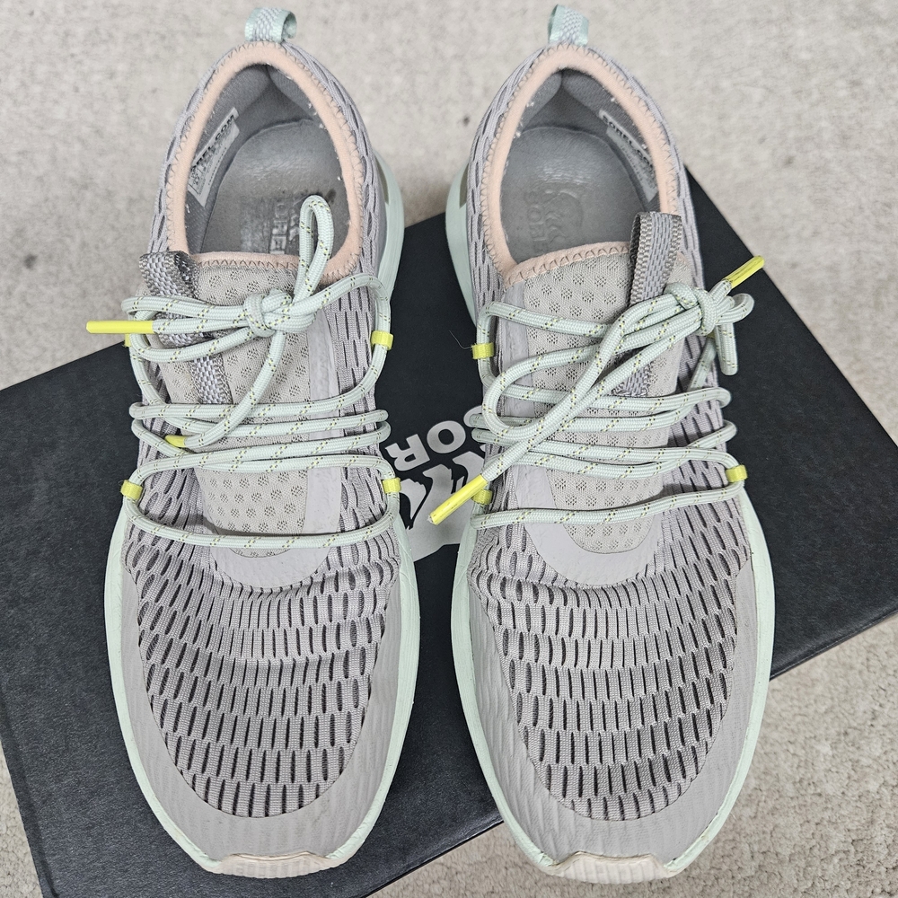 Sorel Gray and Yellow Athletic Shoes
